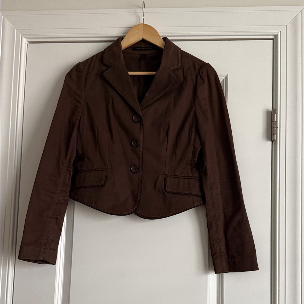 Express Dark Brown Women's Blazer